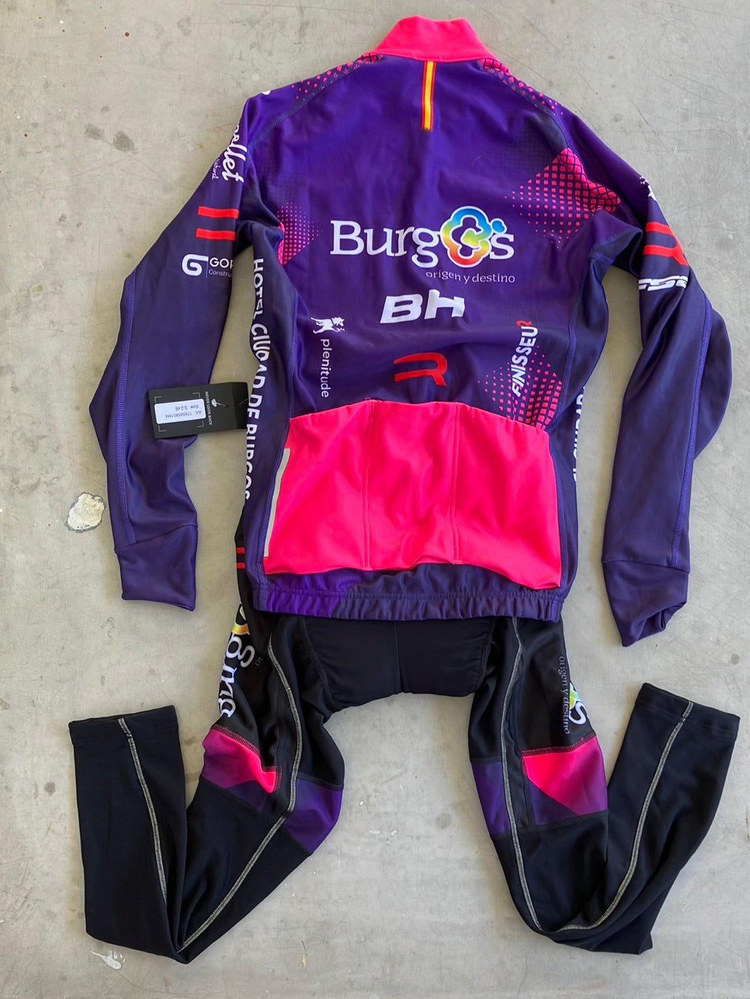 Cycling Kit Bundle - Thermal Jersey & Padded Thermal Tights | Finisseur | Burgos BH | Pro-Issued Cycling Kit