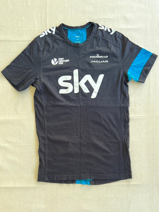 Casual T-Shirt Short Sleeve | Rapha | Team Sky | Pro Cycling Kit