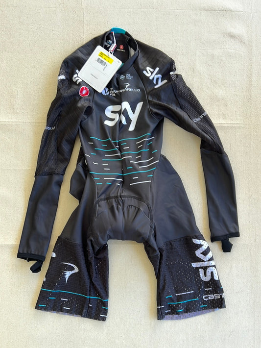 TT Suit Long Sleeve Body Paint 3.3 | Castelli | Team Sky | Pro Cycling Kit