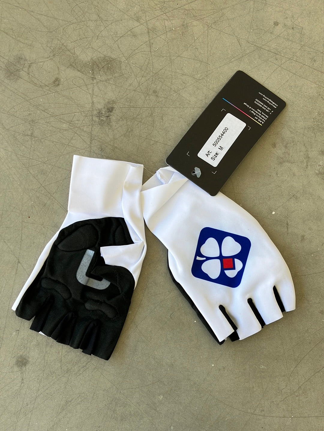 Gloves/Mitts Padded Race | Ale | Groupama Française des Jeux | Pro Cycling Kit