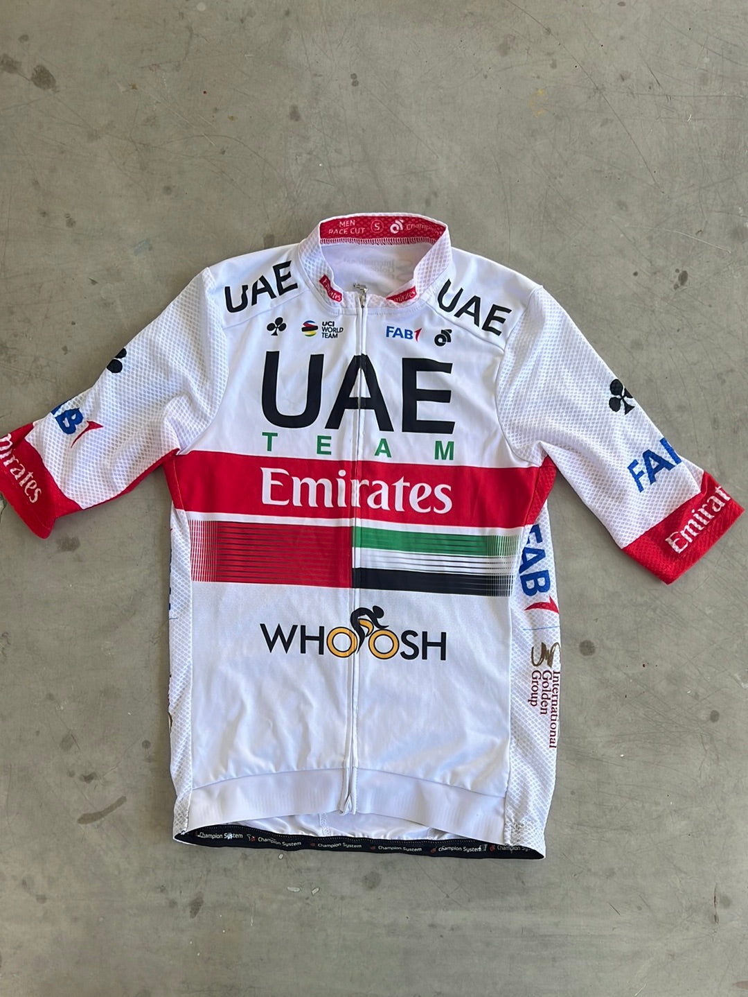 Short Sleeve Jersey | Champion System | UAE Emirates | Pro-Issued Cycl ...