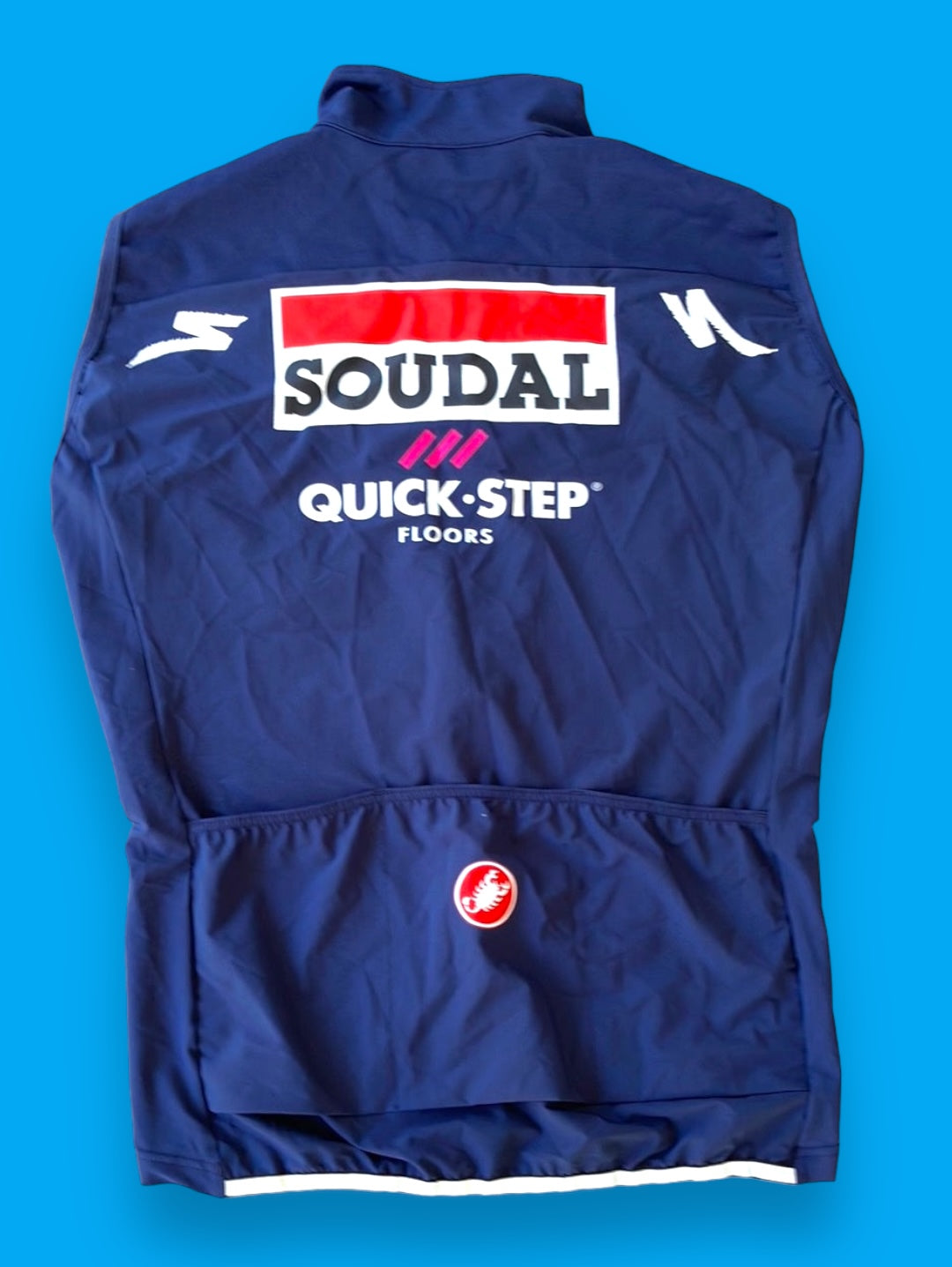 Perfetto Vest / Gilet | Castelli | Blue | Quick-Step Soudal  | Pro Cycling Kit