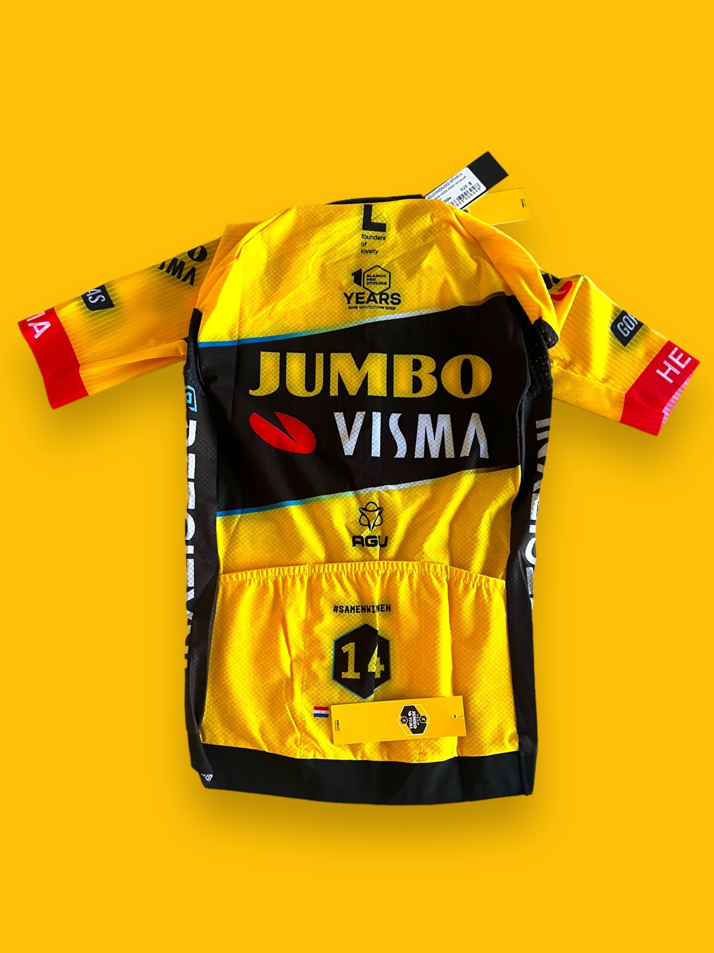 Woven Jersey Short Sleeve | Agu | Jumbo Visma | Pro Cycling Kit