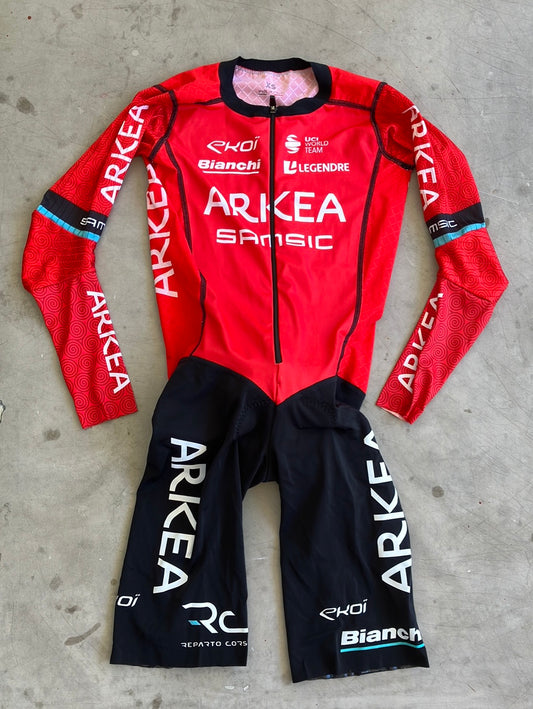 Arkea Samsic | Ekoi Long Sleeve TT Suit | Red | Pro-Issued Pro Team Kit