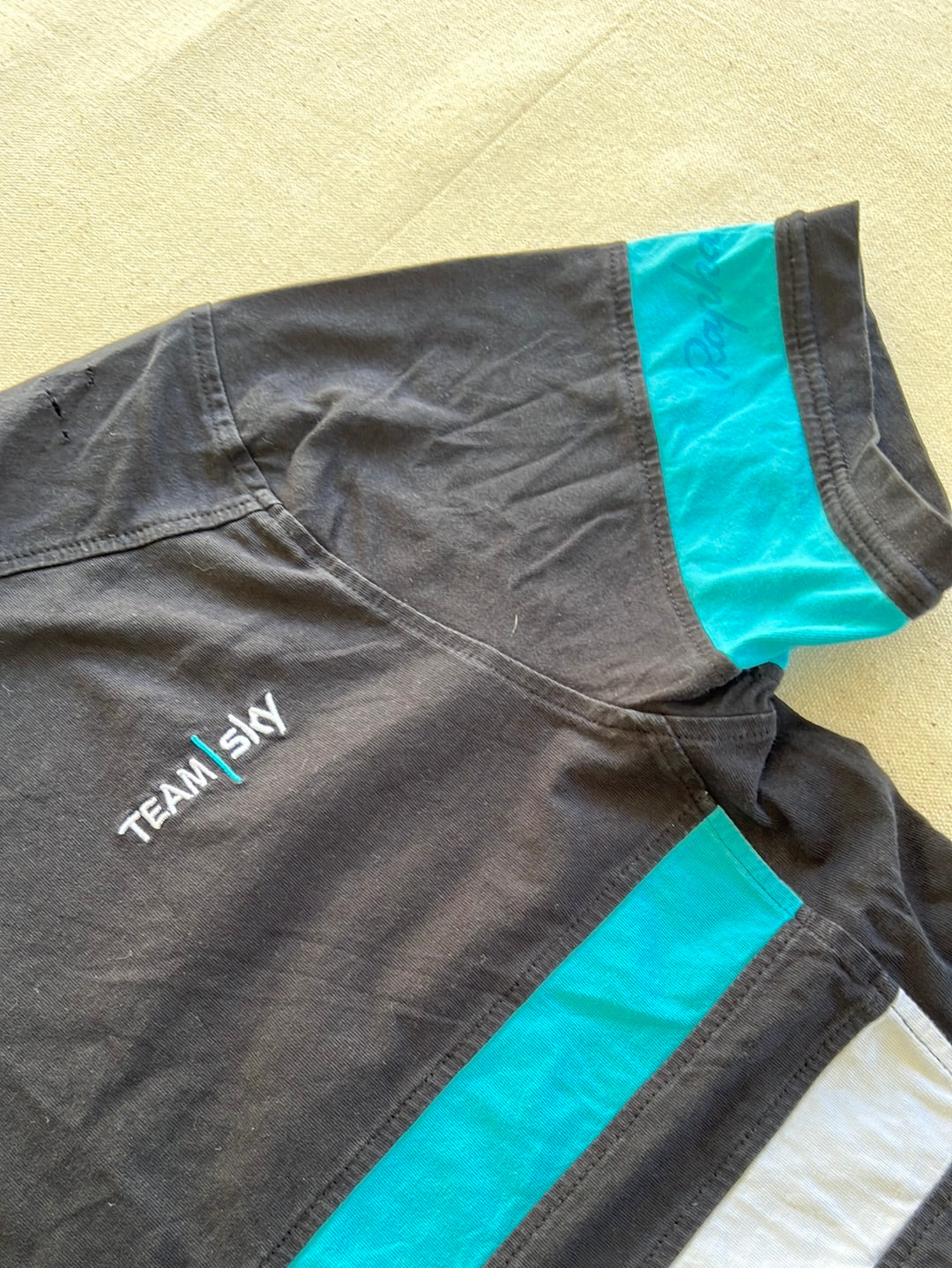 Casual T-Shirt Short Sleeve | Rapha | Team Sky | Pro Cycling Kit