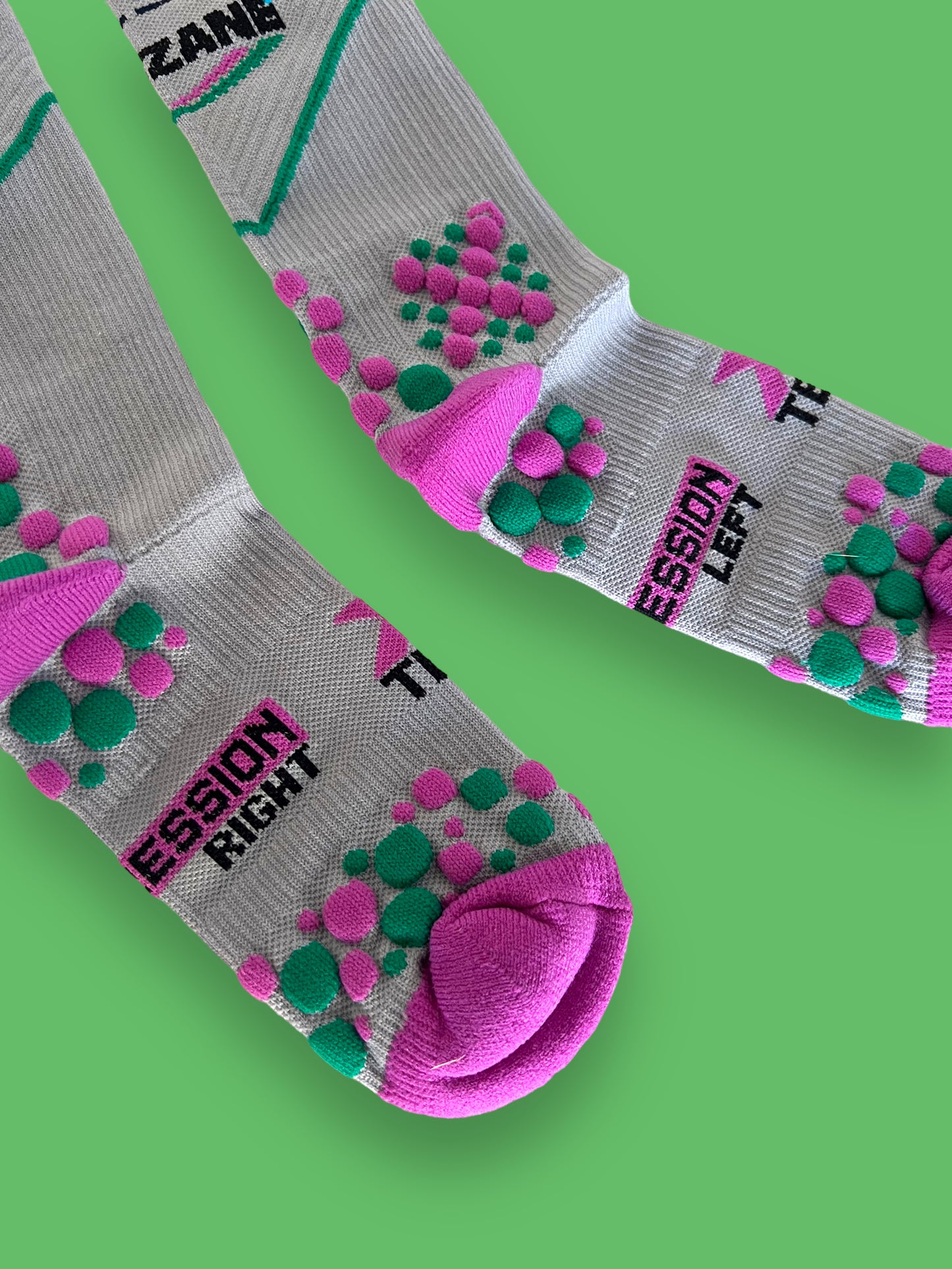 Casual Compression Socks | X-Tech | Bardiani Green Project Pro Team | Pro Cycling Kit