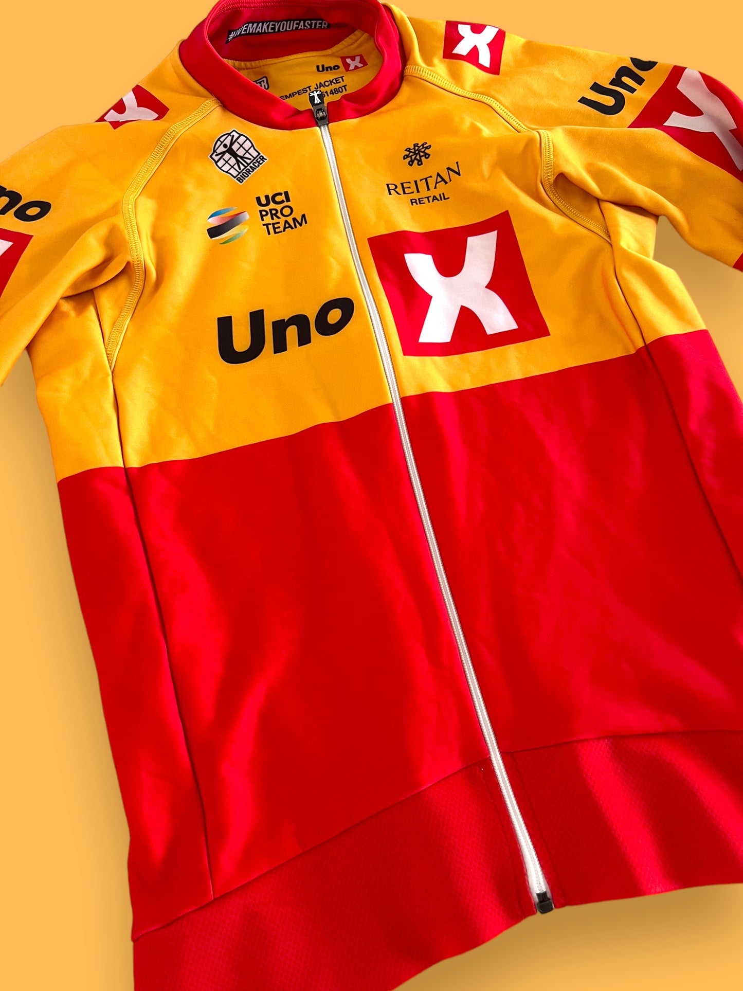 Winter Jersey Thermal Long Sleeve 'Tempest Jacket' | Bioracer | Uno-X Pro Team | Pro Cycling Kit