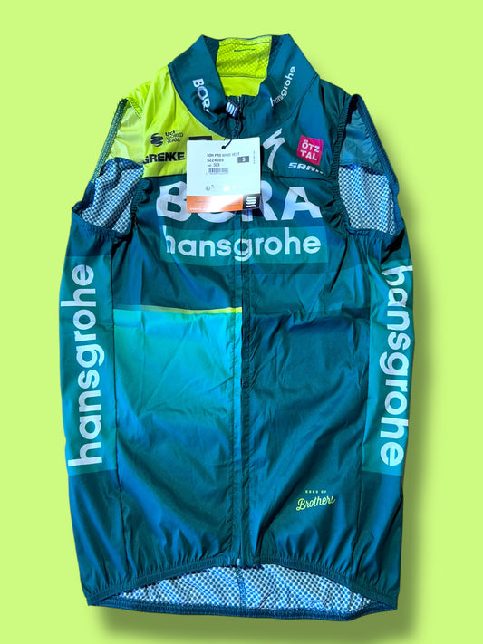 Wind Vest Gilet  Team Issued  Winter | Sportful | Bora Hansgrohe| Pro Cycling Kit