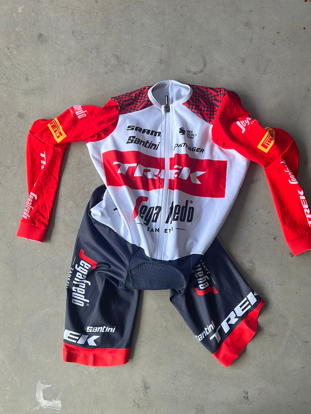 Long Sleeve TT Suit | Santini | Trek Segafredo | Pro-Issued Cycling Kit