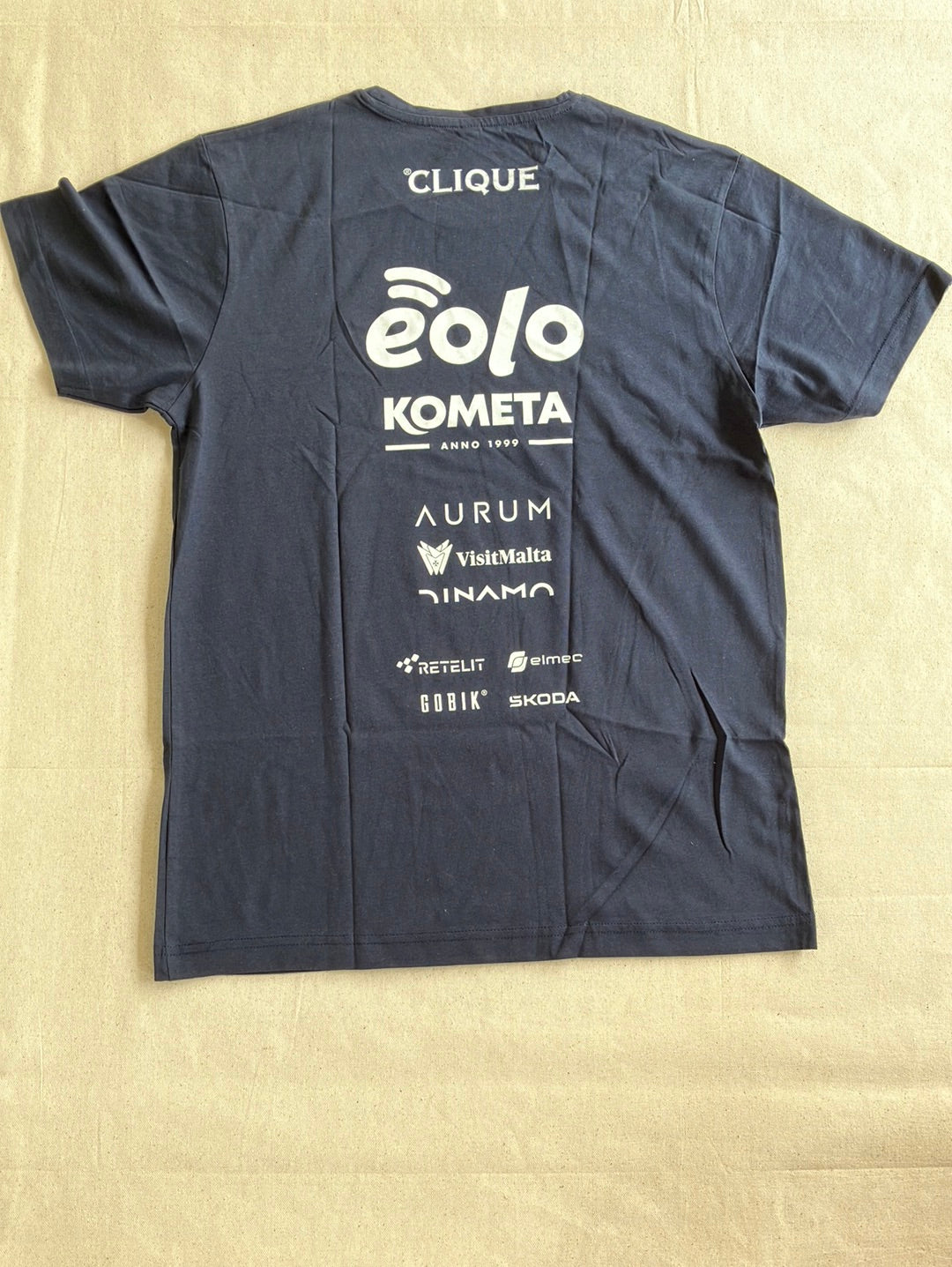 Casual T-Shirt Short Sleeve | Clique | Eolo Kometa | Pro Cycling Kit