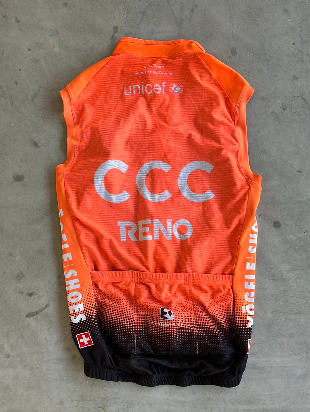 Windstopper Vest Gilet Lightweight |Extendo |CCC Reno Giant |Pro Cycling Kit