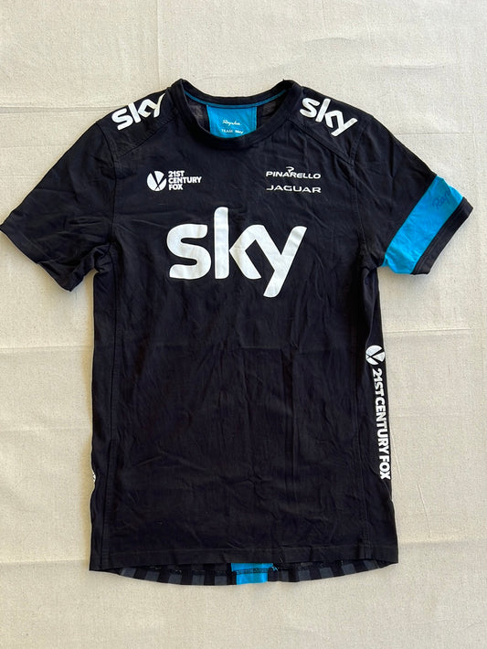 Casual T-Shirt Short Sleeve | Rapha | Team Sky | Pro Cycling Kit