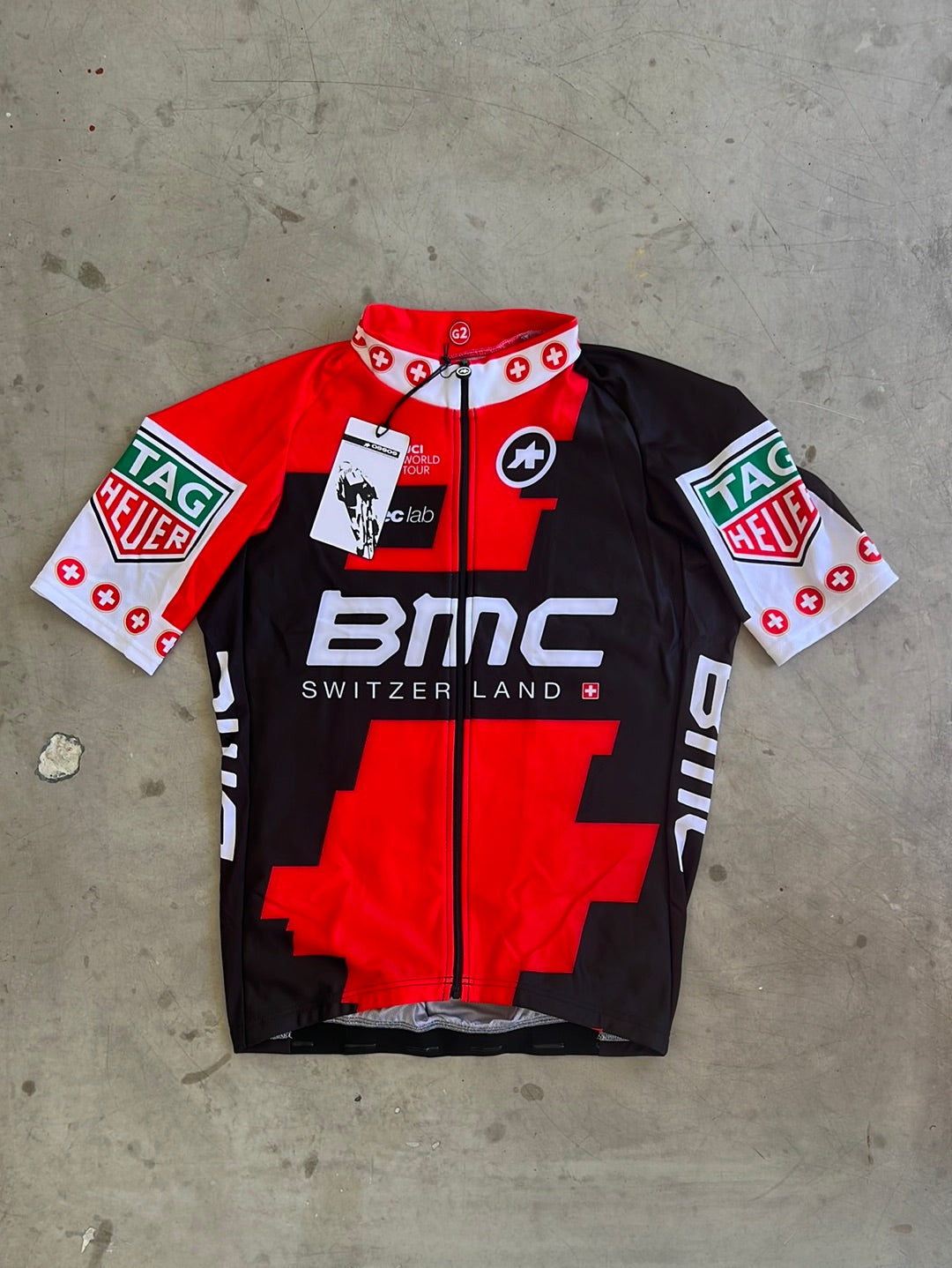 BMC Short Sleeve Jersey Swiss Champion  | Assos | BMC | Pro Cycling Kit