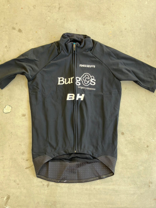 Burgos BH | Finisseur Short Sleeve Thermal Gabba Jersey | M | Black | Pro-Issued Team Kit