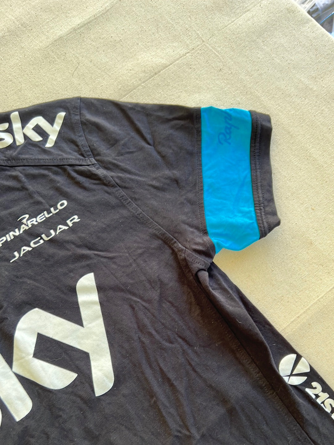 Casual T-Shirt Short Sleeve | Rapha | Team Sky | Pro Cycling Kit