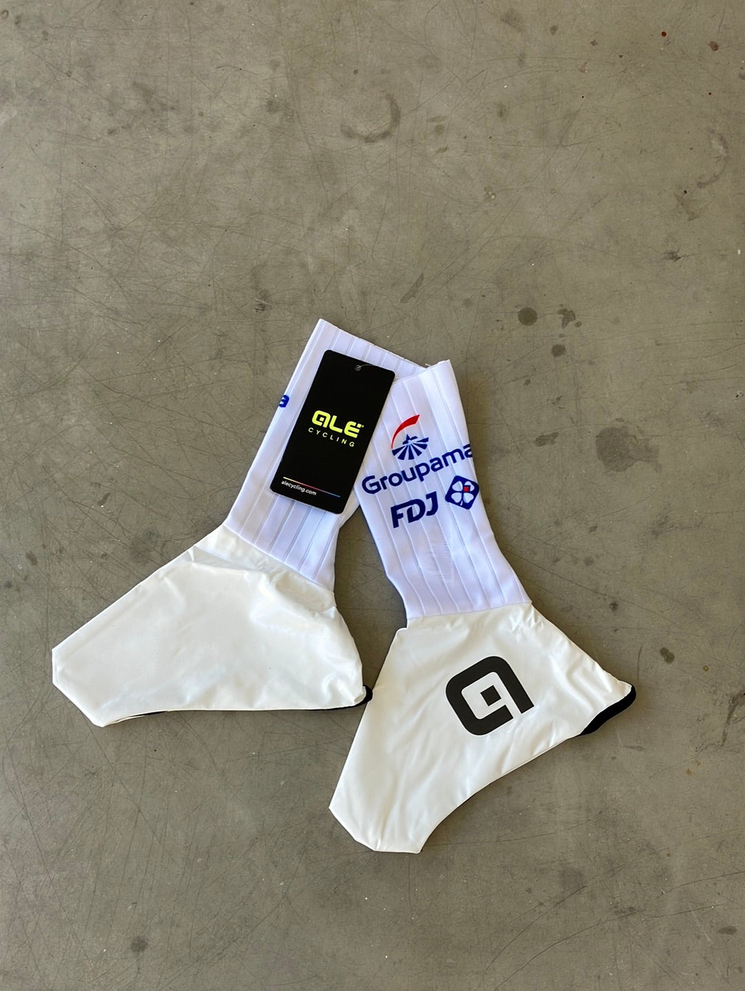 Time Trial TT Overshoes /  Booties | Ale | Groupama Française des Jeux | Pro Cycling Kit