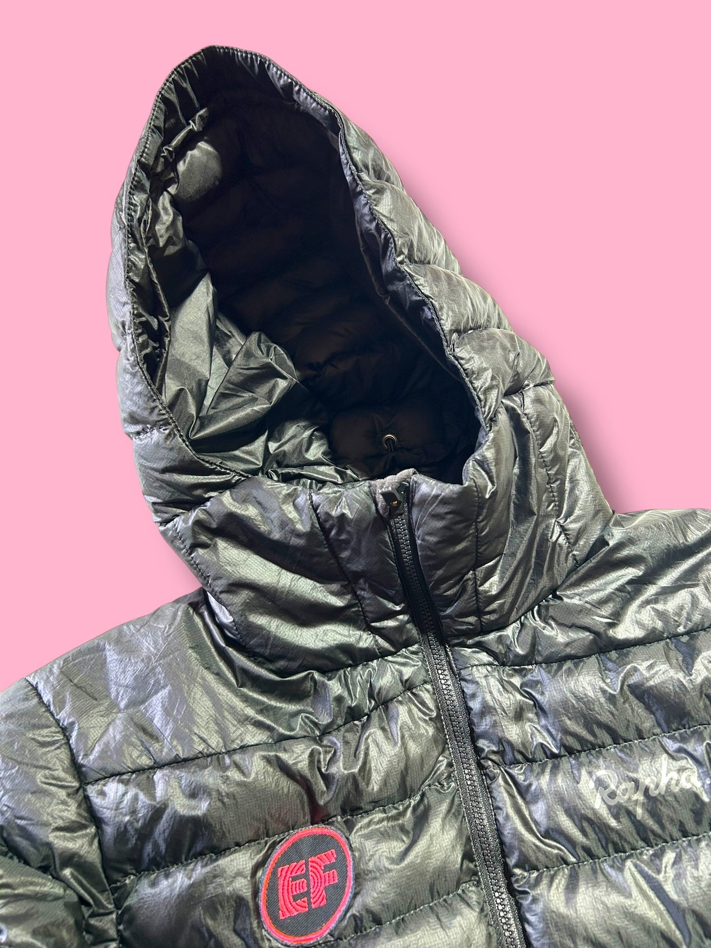 Explore Down Jacket Packable Thermal Puffer Casual | Rapha |  EF Education First  | Pro Cycling Kit