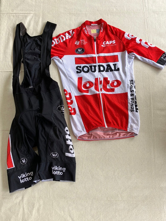 Jersey & Bib Shorts Bundle | Vermarc | Lotto Soudal | Pro Team Cycling Kit