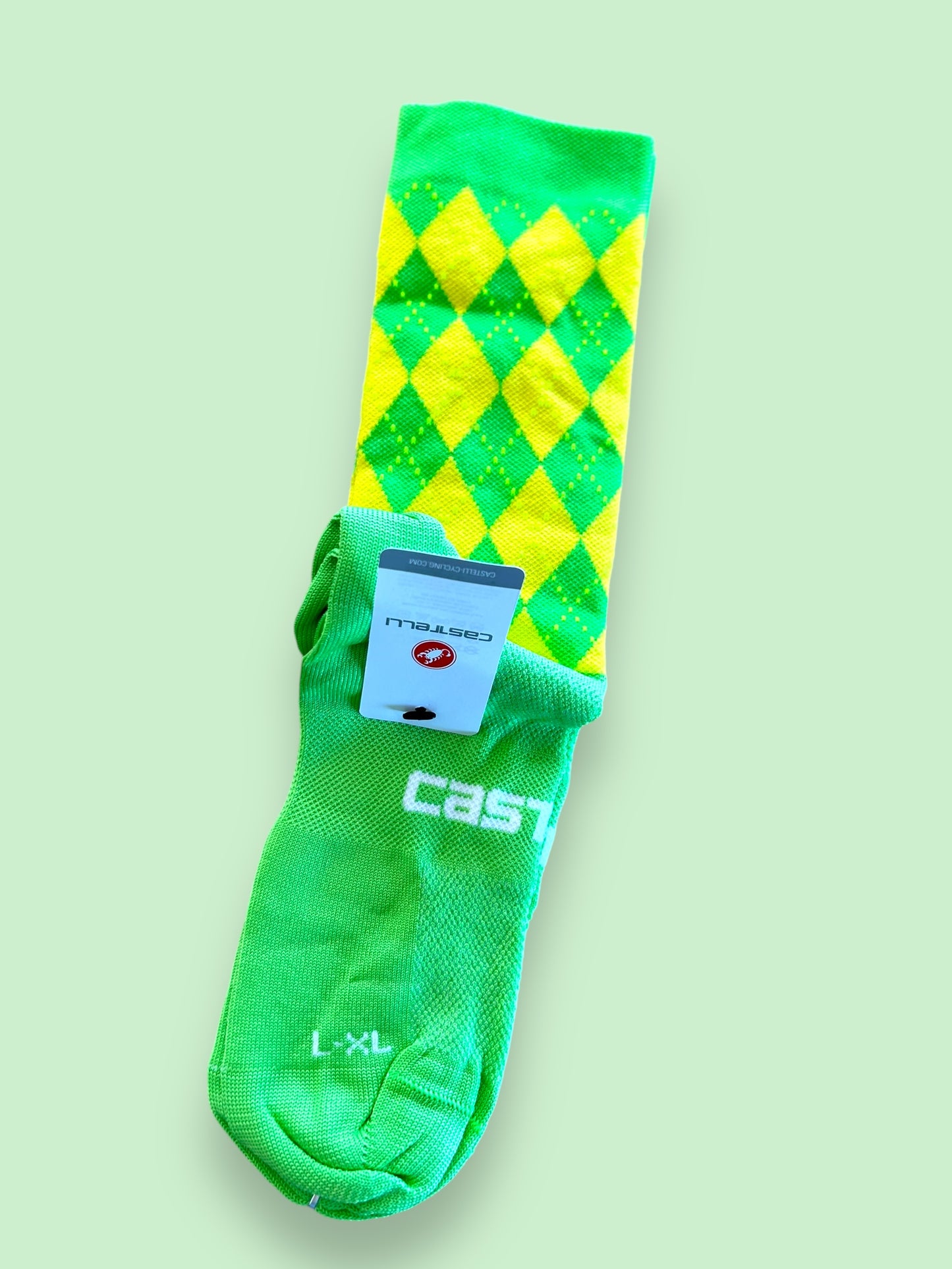 Race Socks | Castelli | EF Education First-Drapac-Cannondale | Pro Team Cycling Kit