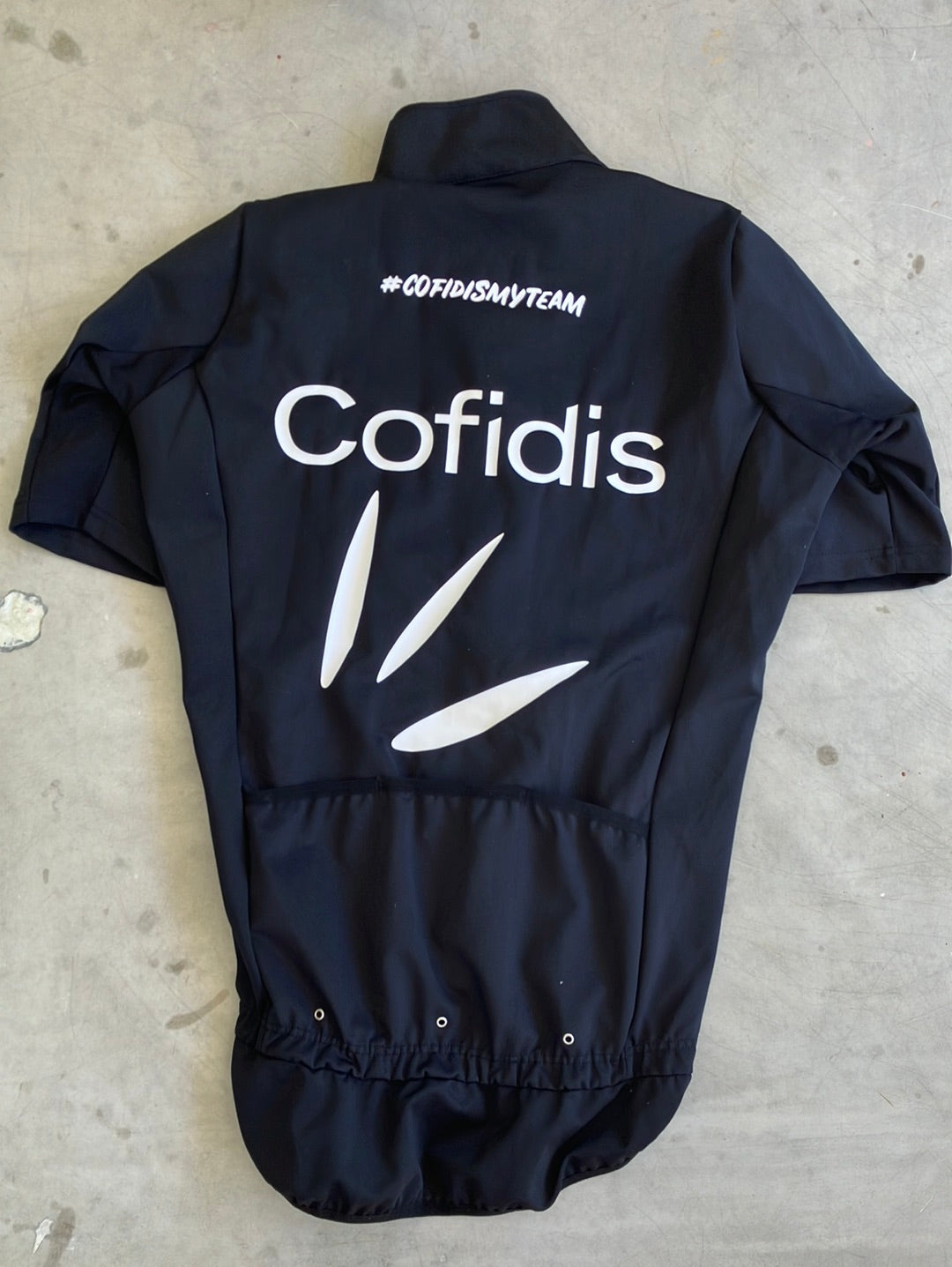 Cofidis | Nalini Short Sleeve Gabba Jacket | Black | Pro-Issued Pro Team Kit