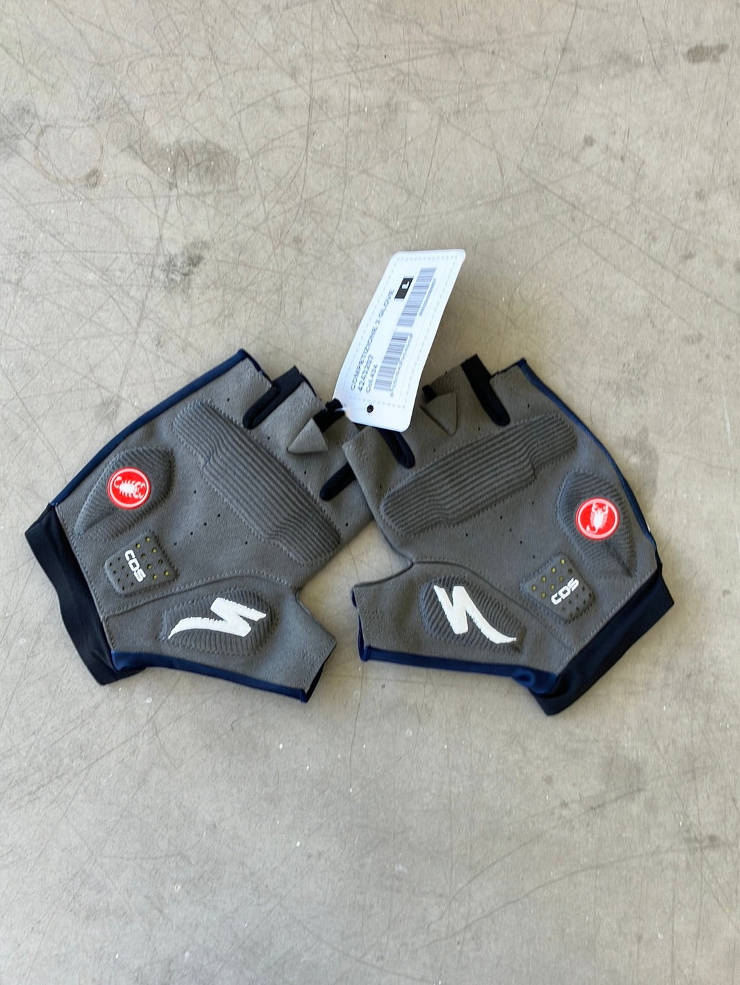 Gloves Mitts team Issued Competizione2 | Castelli | Blue | Quick-Step Alpha Vinyl / Soudal  | Pro Cycling Kit