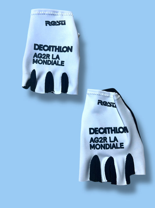 Gloves Mitts Unpadded Aero Gants | Decathlon AG2R La Mondiale  | Rosti | Pro Cycling Kit