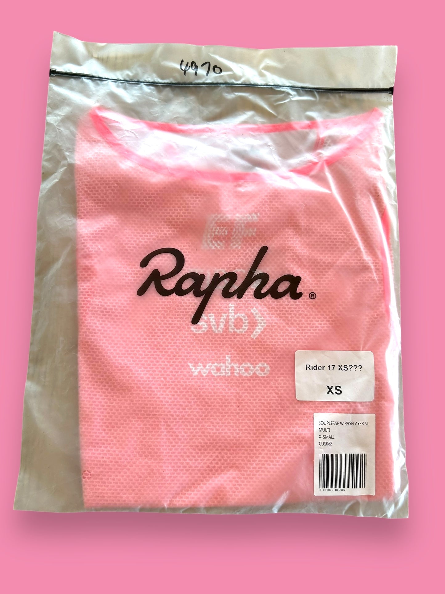 Base Layer Vest Womens Lightweight | Rapha Pro Team |  EF Education First  | Pro Cycling Kit