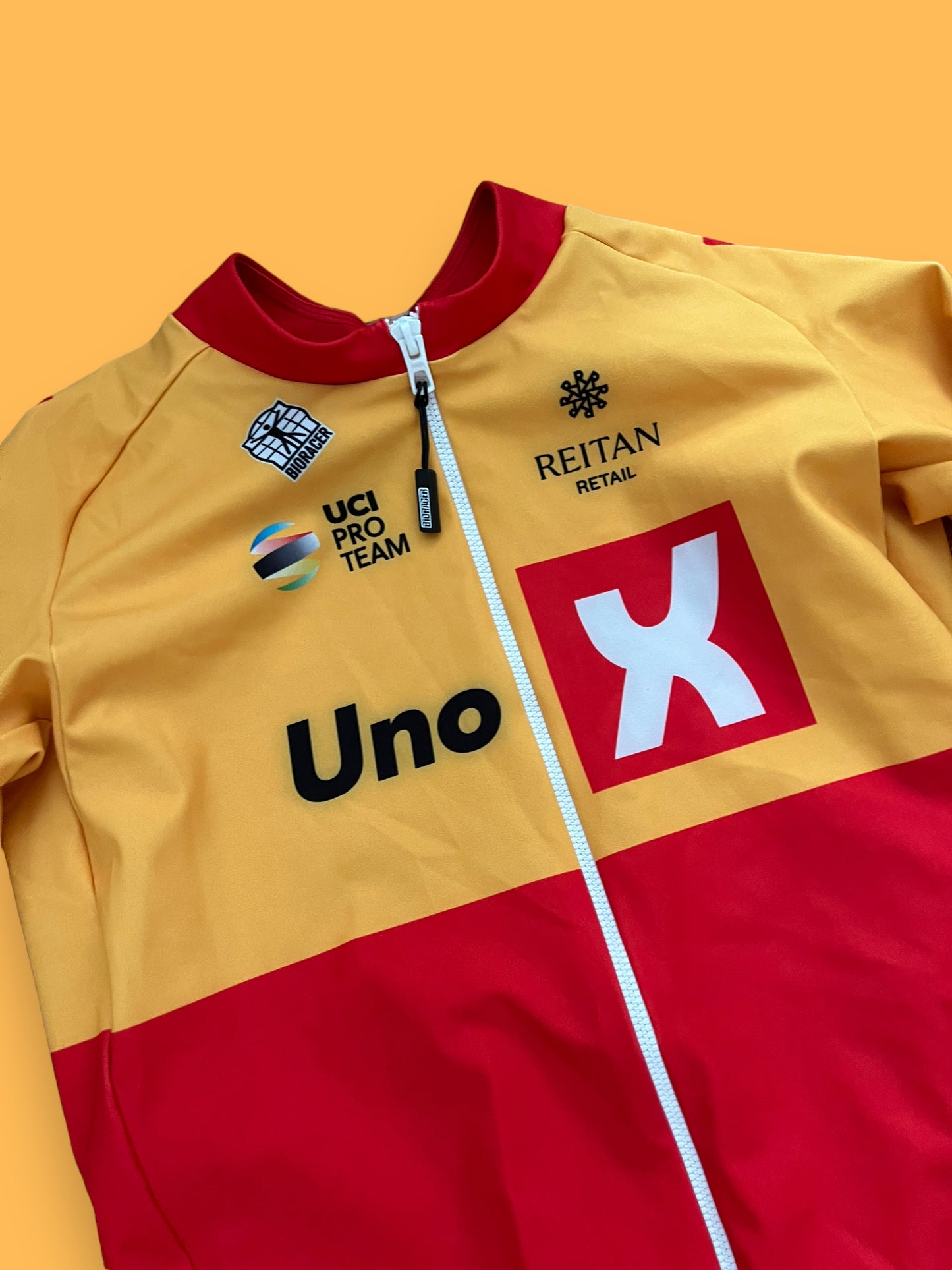 Light Gabba Jacket European Champion Edition | Bioracer | Uno-X | Pro Cyling Team Kit