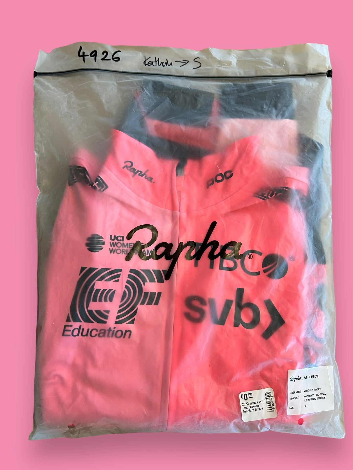 Womens Gore Tex Infinium Jacket | Rapha | EF Education First Tibco | Pro Team Cycling Kit