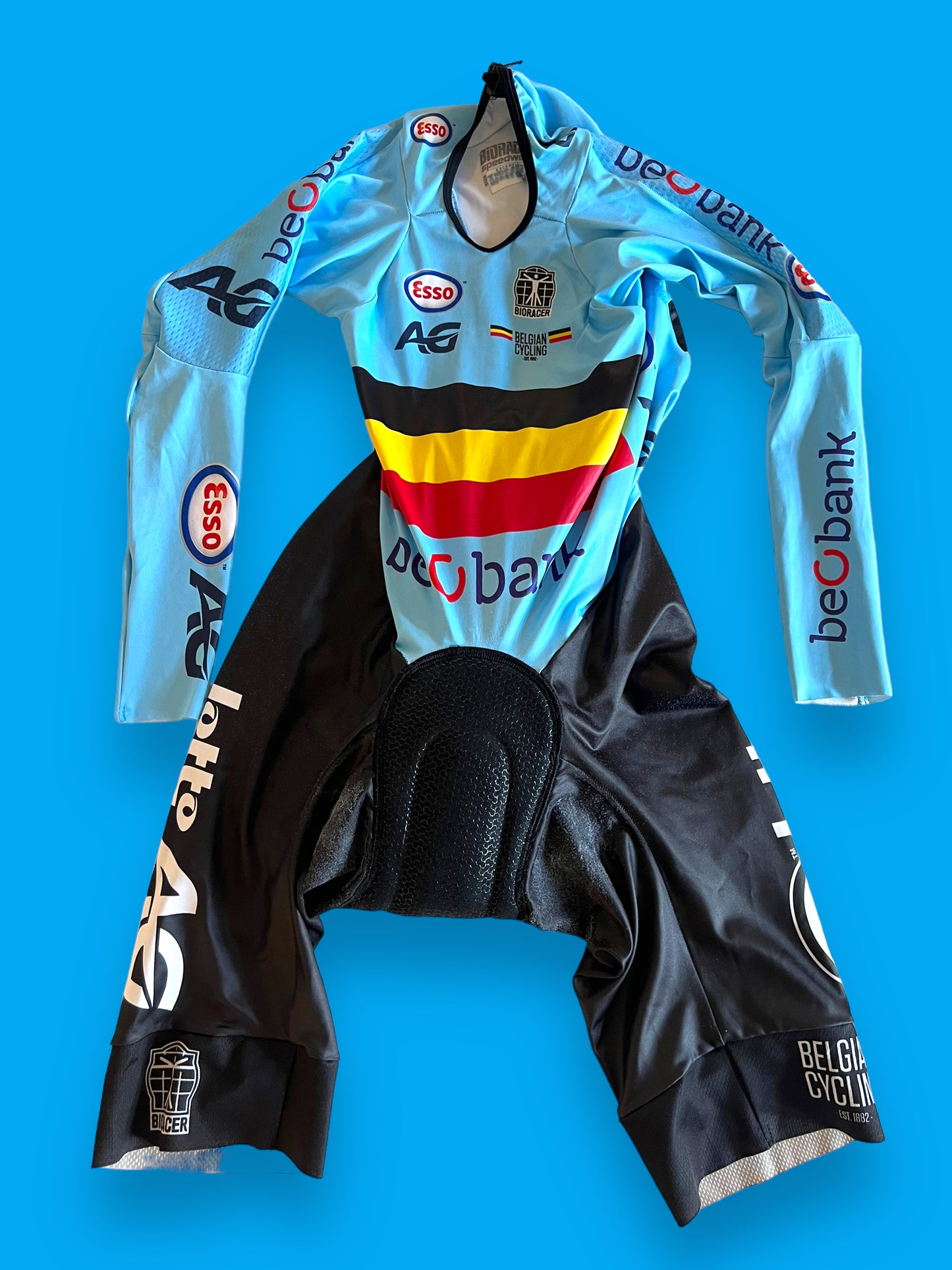 Long Sleeve TT Suit | Bioracer | Belgian National Team | Pro Cycling Kit