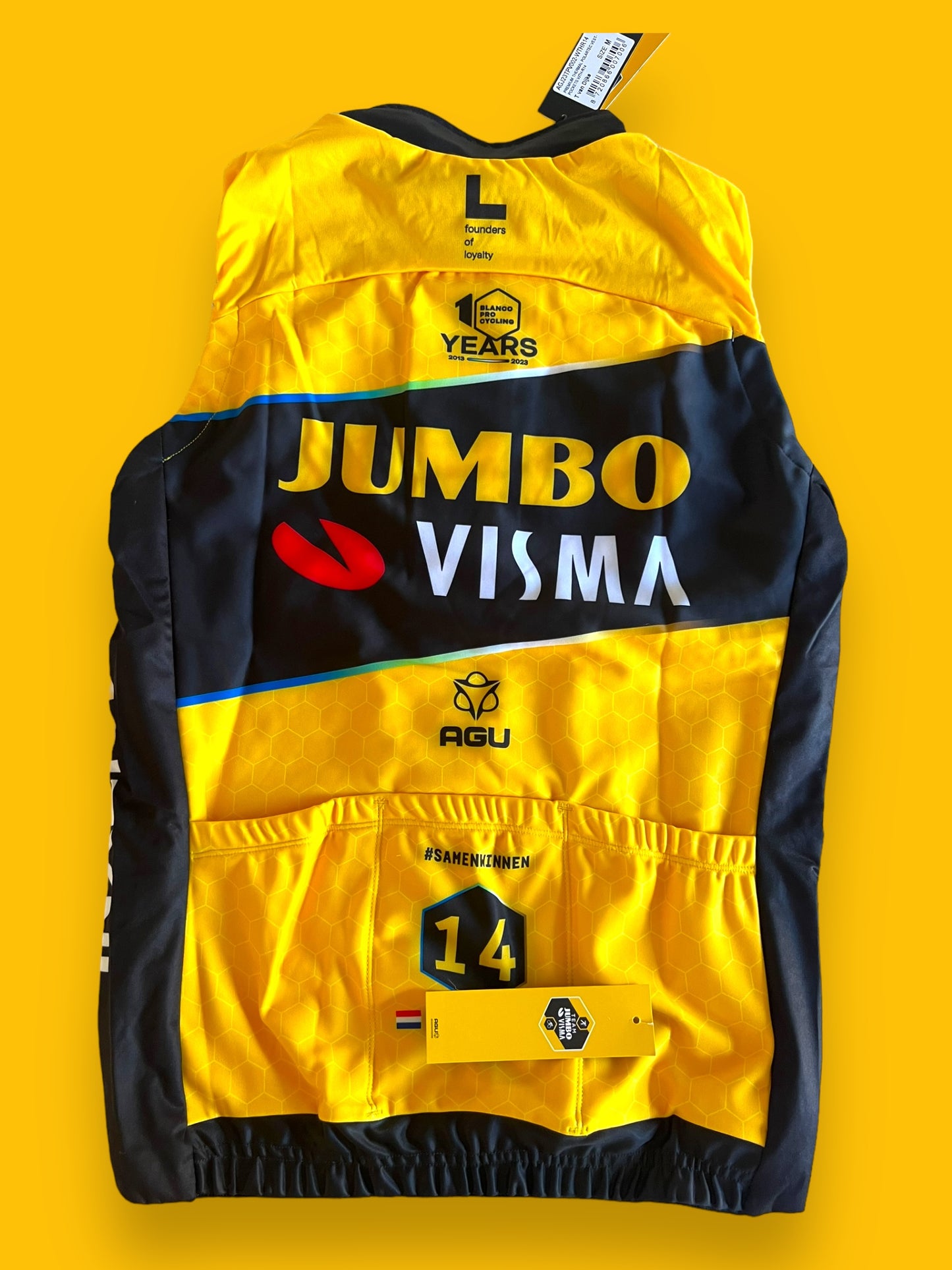 Thermal Vest / Gilet Winter | Agu | Jumbo Visma | Pro Cycling Kit