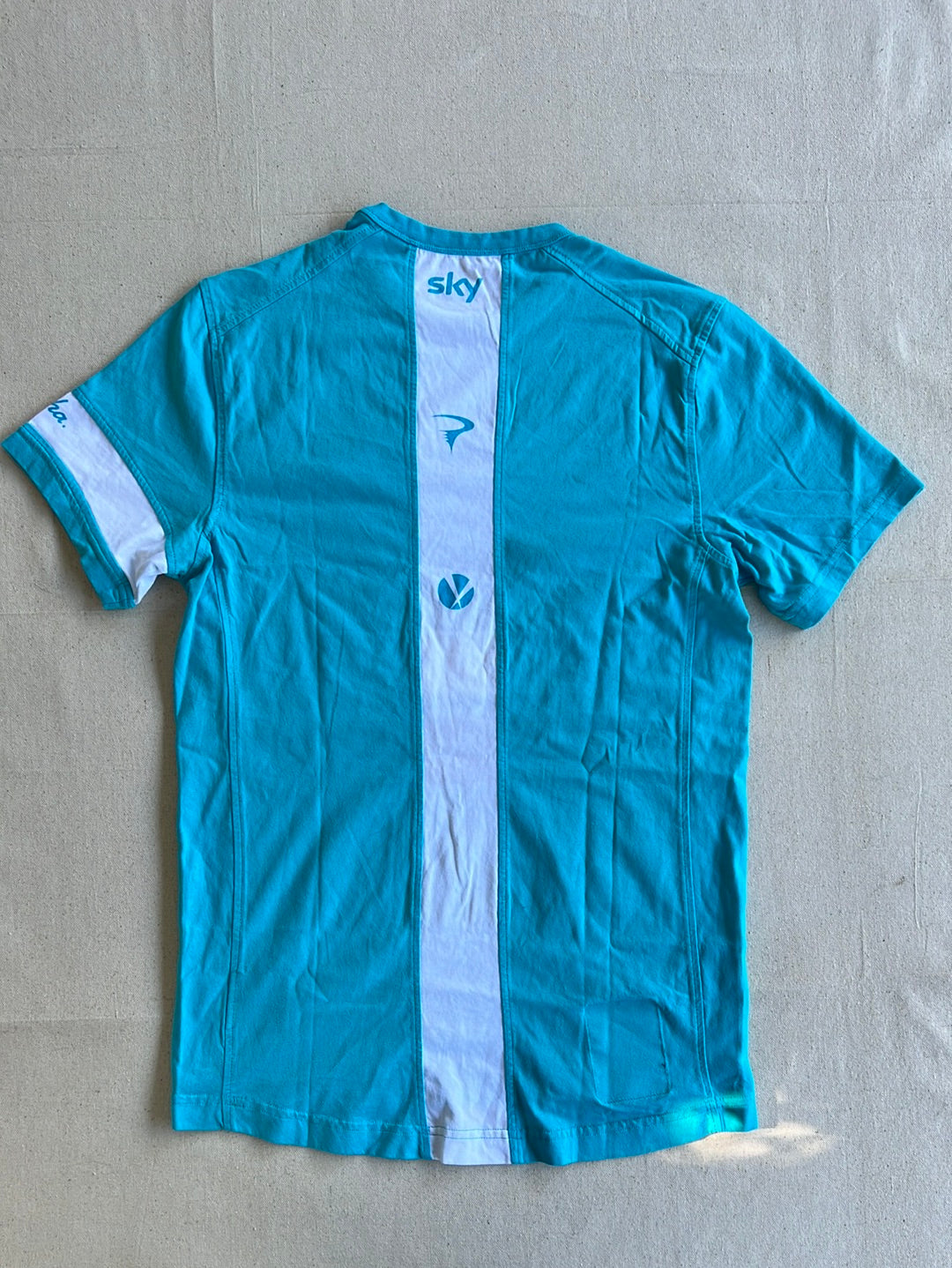 Casual T-Shirt Short Sleeve | Rapha | Team Sky | Pro Cycling Kit