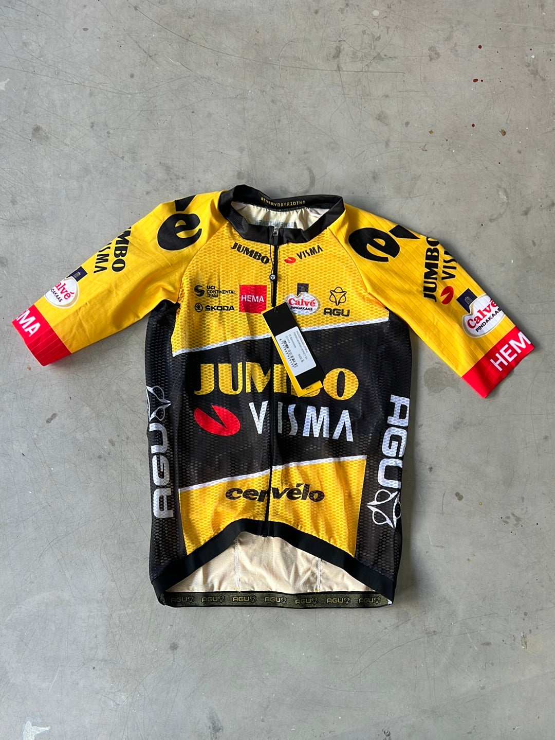 Summer Lightweight Jersey | Agu | Jumbo Visma | Pro-Issued Cycling Kit