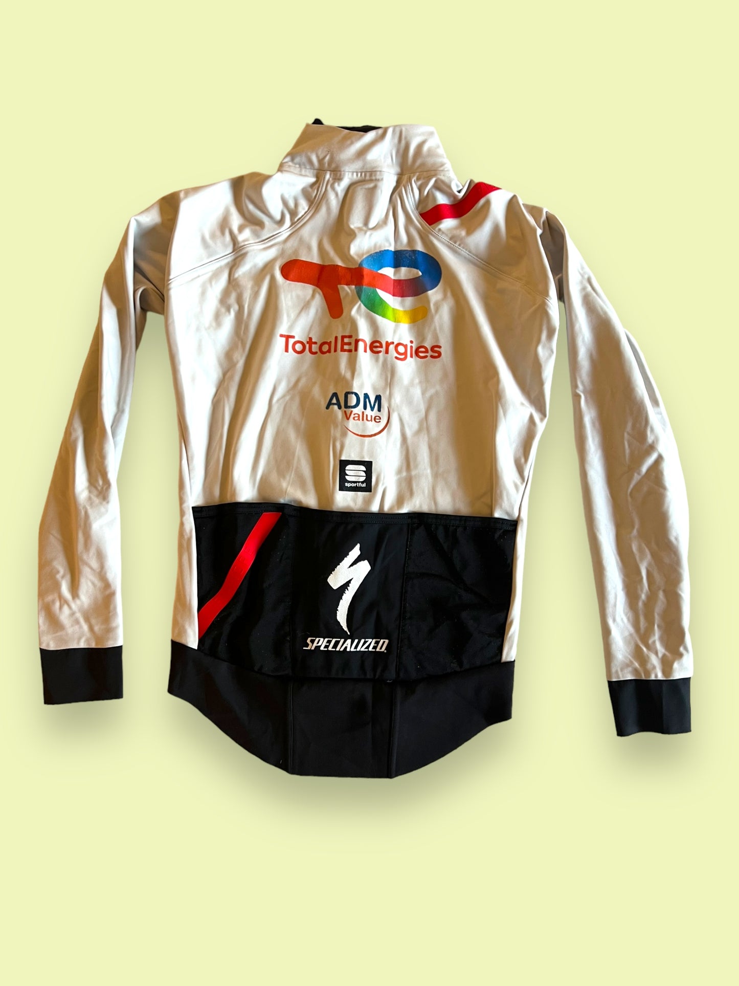 Light Winter Jacket Polartec Waterproof | Sportful | Total Energies | Pro Cycling Kit