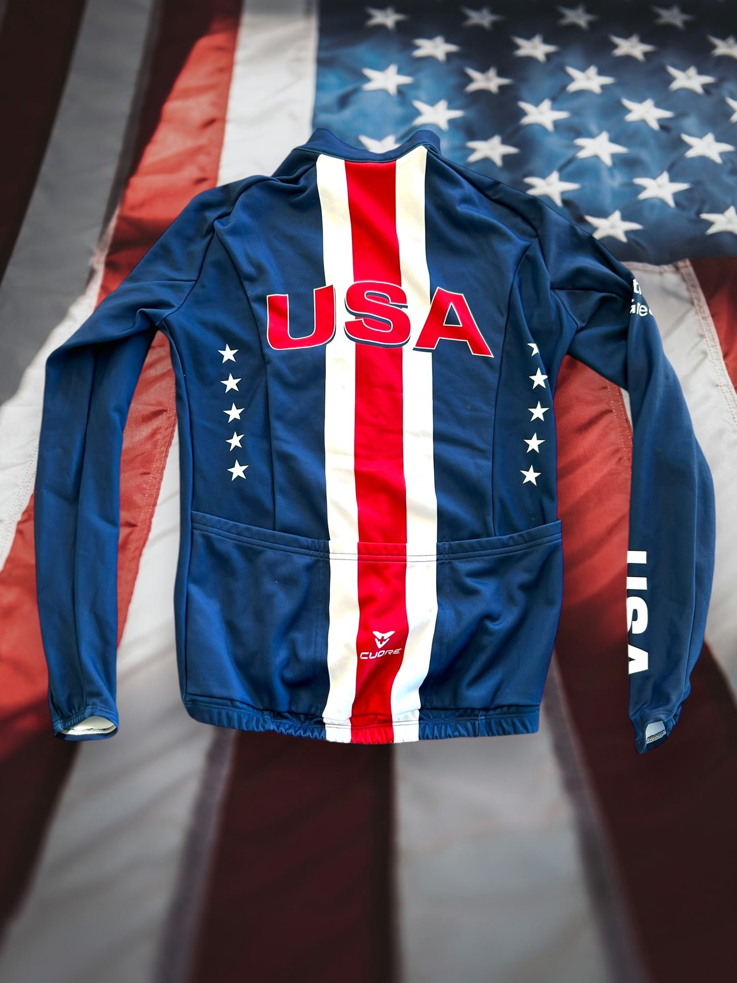 Long Sleeve Thermal Jersey | Cuore | USA National Team | Pro Team Cycling Kit