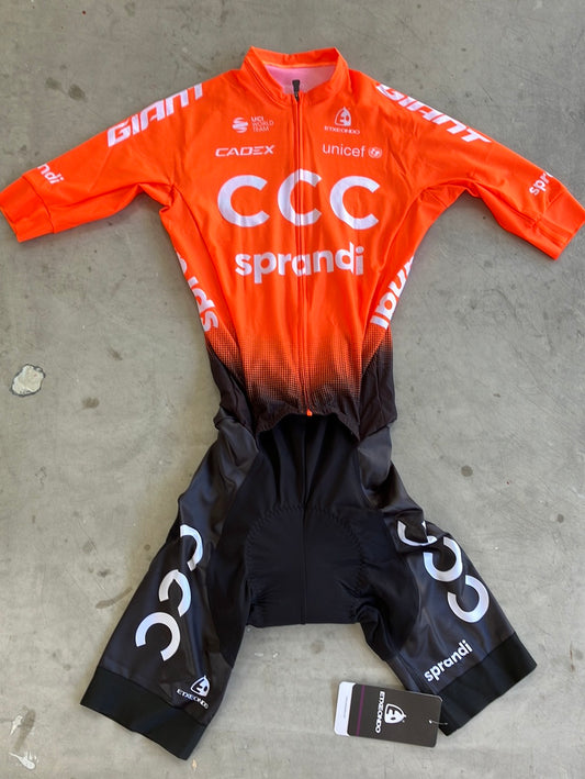 Race Suit / Road Suit Short Sleeve |Extendo |CCC Reno Giant |Pro Cycling Kit