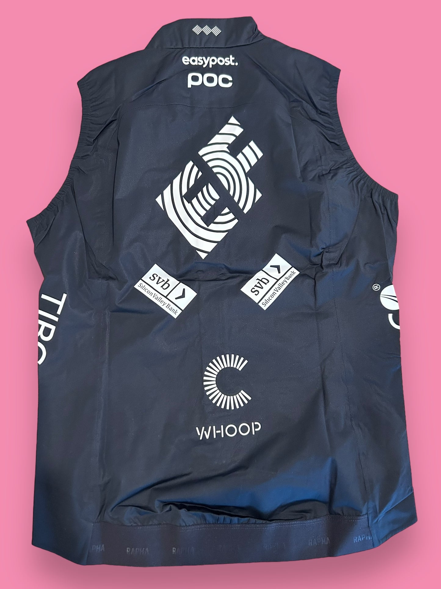 Gilet Vest Womens Lightweight Rain Waterproof Packable | Rapha Pro Team |  EF Education First  | Pro Cycling Kit