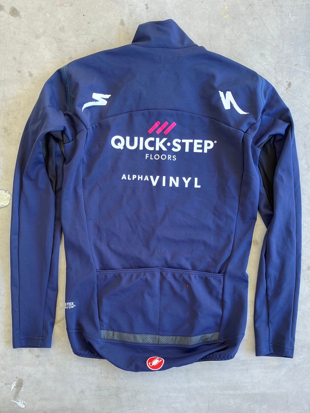 Soudal / Deceuninck Quick-Step | Castelli Perfetto Long Sleeve Light Gabba Jacket / Jersey| Navy | Pro-Issued Team Kit