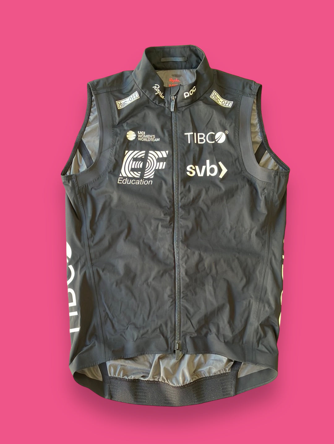 Rain Vest / Gilet Waterproof Womens | Rapha | EF Tibco Womens | Pro Cycling Kit