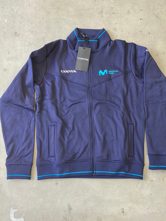 Casual Track Top / Warm-up Jacket | Canyon | Blue | Movistar | Pro Kit