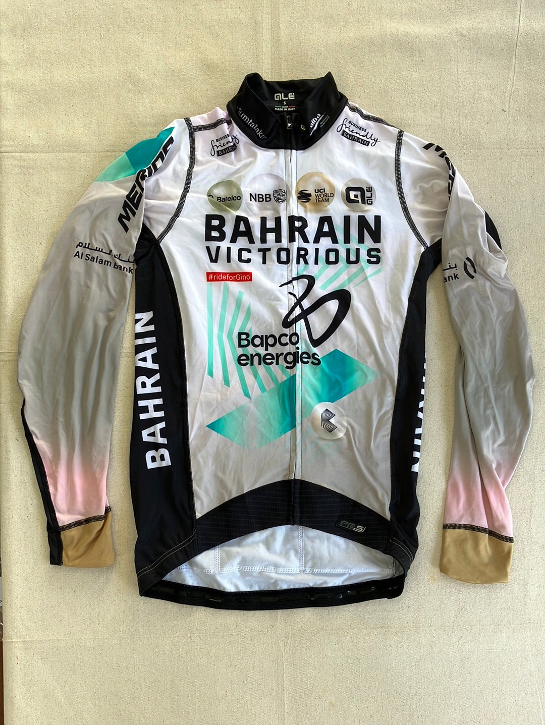 Cycling Clothing Bundle - Long Sleeve Jersey, Bib Shorts & Aero Socks - Tour De France 2023 Design | Ale | Team Bahrain Victorious | Pro Cycling Kit