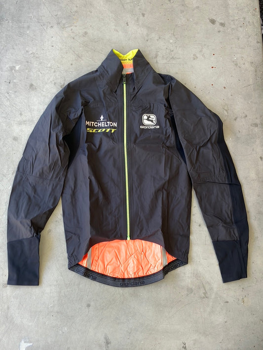 Rain Jacket Monsoon Lyte Long Sleeve Waterproof Jacket  | Giordana | Mitchelton Scott | Pro Cycling Kit