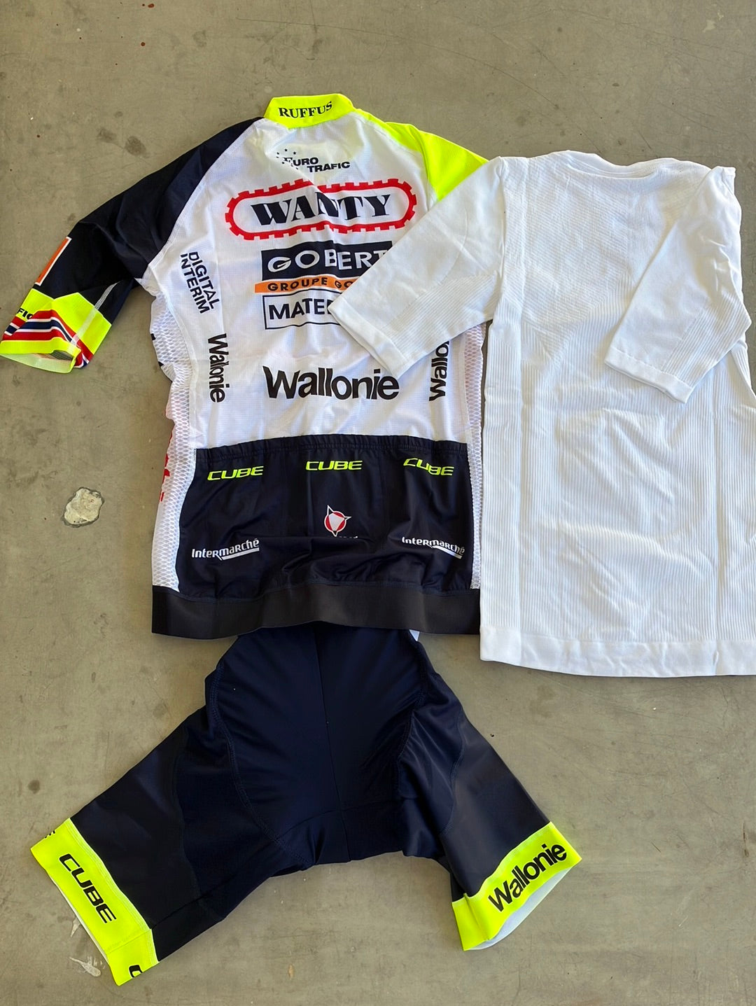 Cycling Kit Bundle - Jersey, Bib Shorts & Base Layer | Nalini | Intermarche Wanty | Pro-Issued Cycling Kit