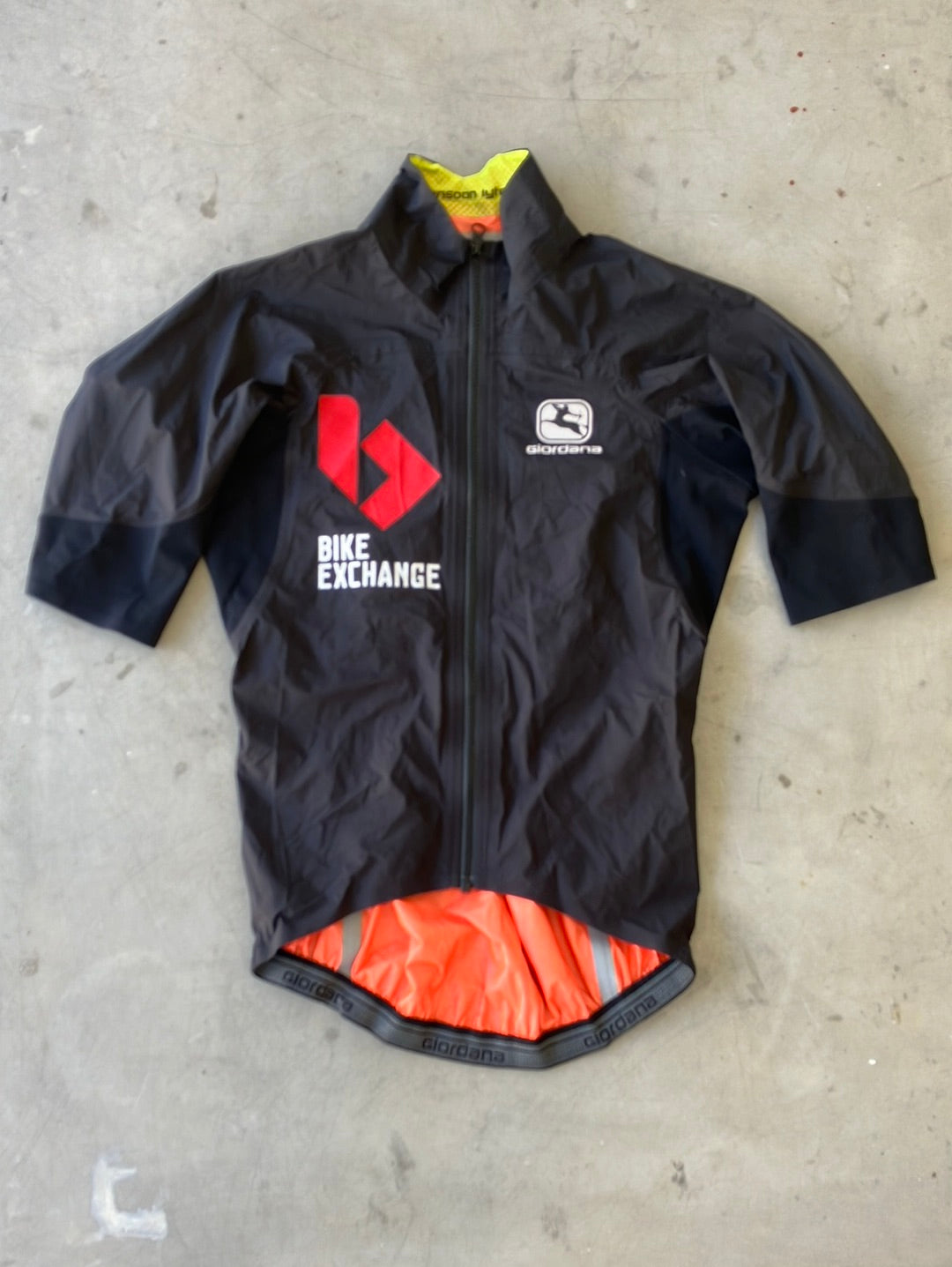 Short Sleeve Rain Jacket Monsoon Lyte Winter| Giordana | Bianchi Bike Exchange | Pro Cycling Kit