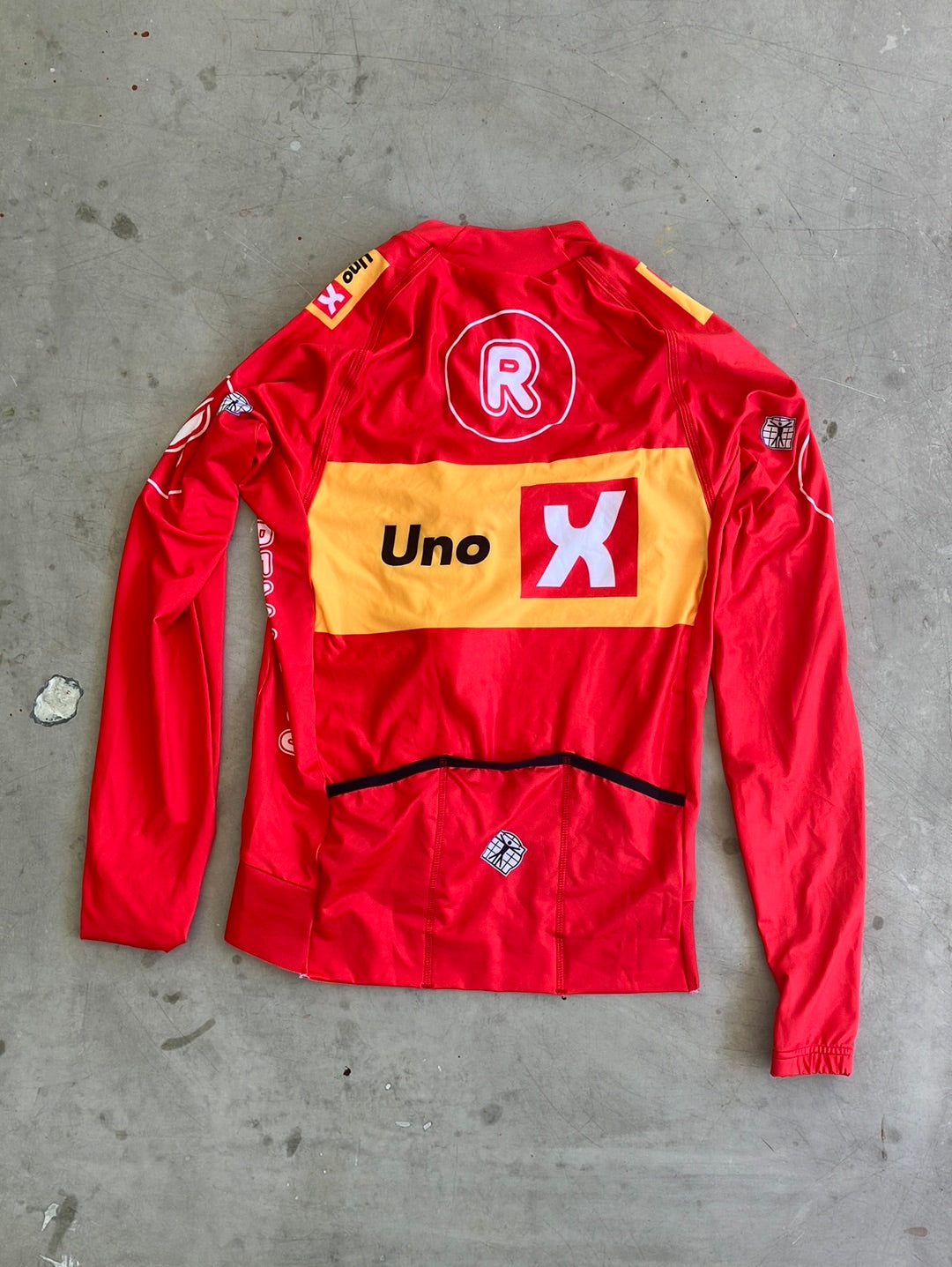 Uno-X | Bioracer Long Sleeve Mid-Weight Jersey | S | Pro-Issued Team Kit