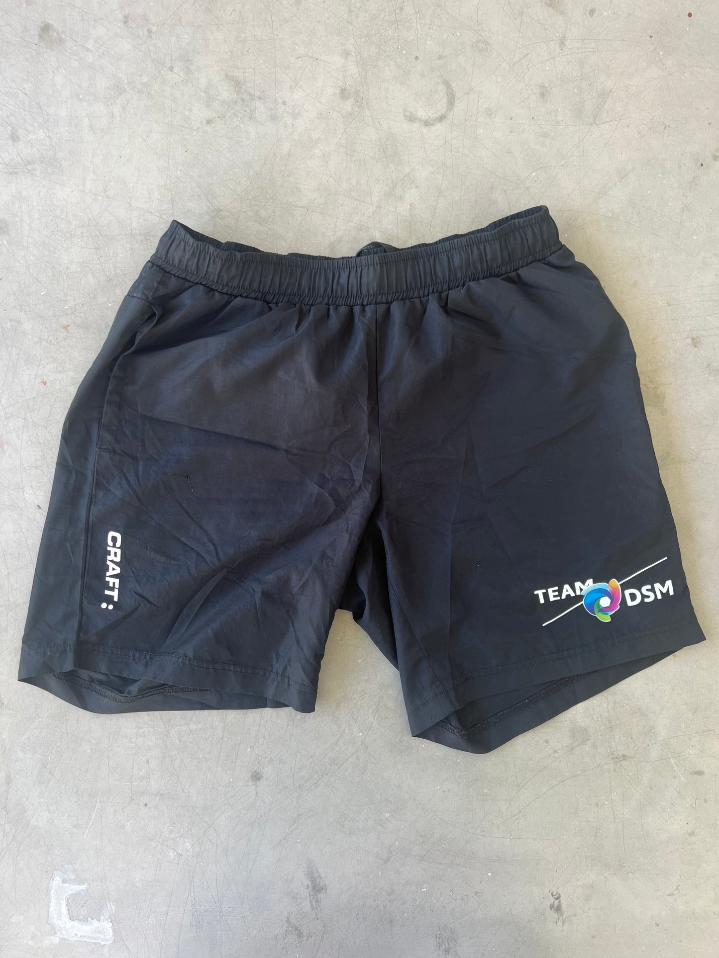 DSM | Craft Casual Running Shorts | Black | S | Rider-Issued Casual Team Kit