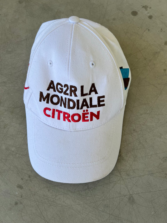 AG2R Citroen | Podium Cap | White | Rider-Issued Casual Team Kit