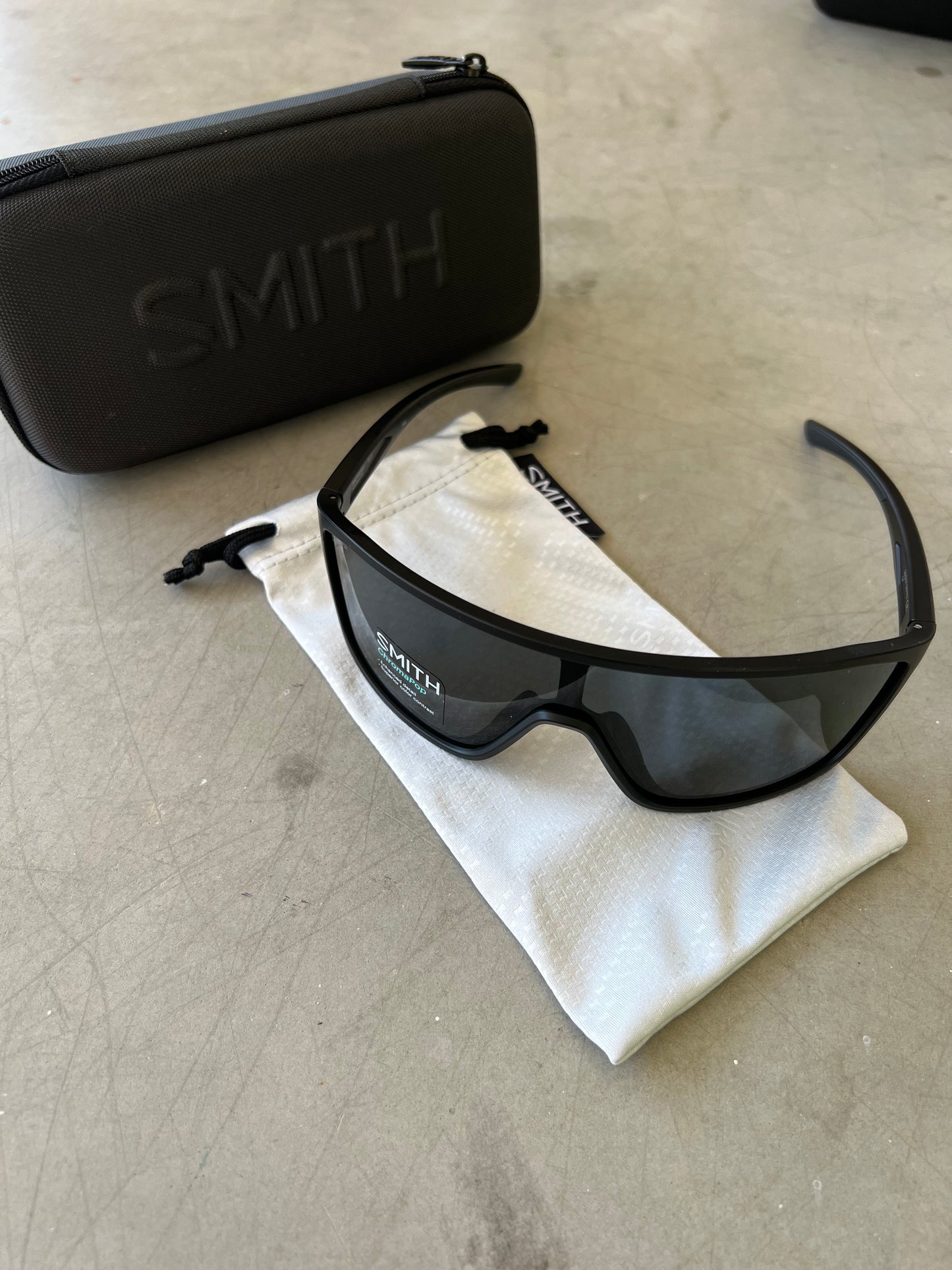 AG2R Citroen | Smith Boomtown Chromapop Sunglasses | Black | Rider-Issued Pro Team Kit