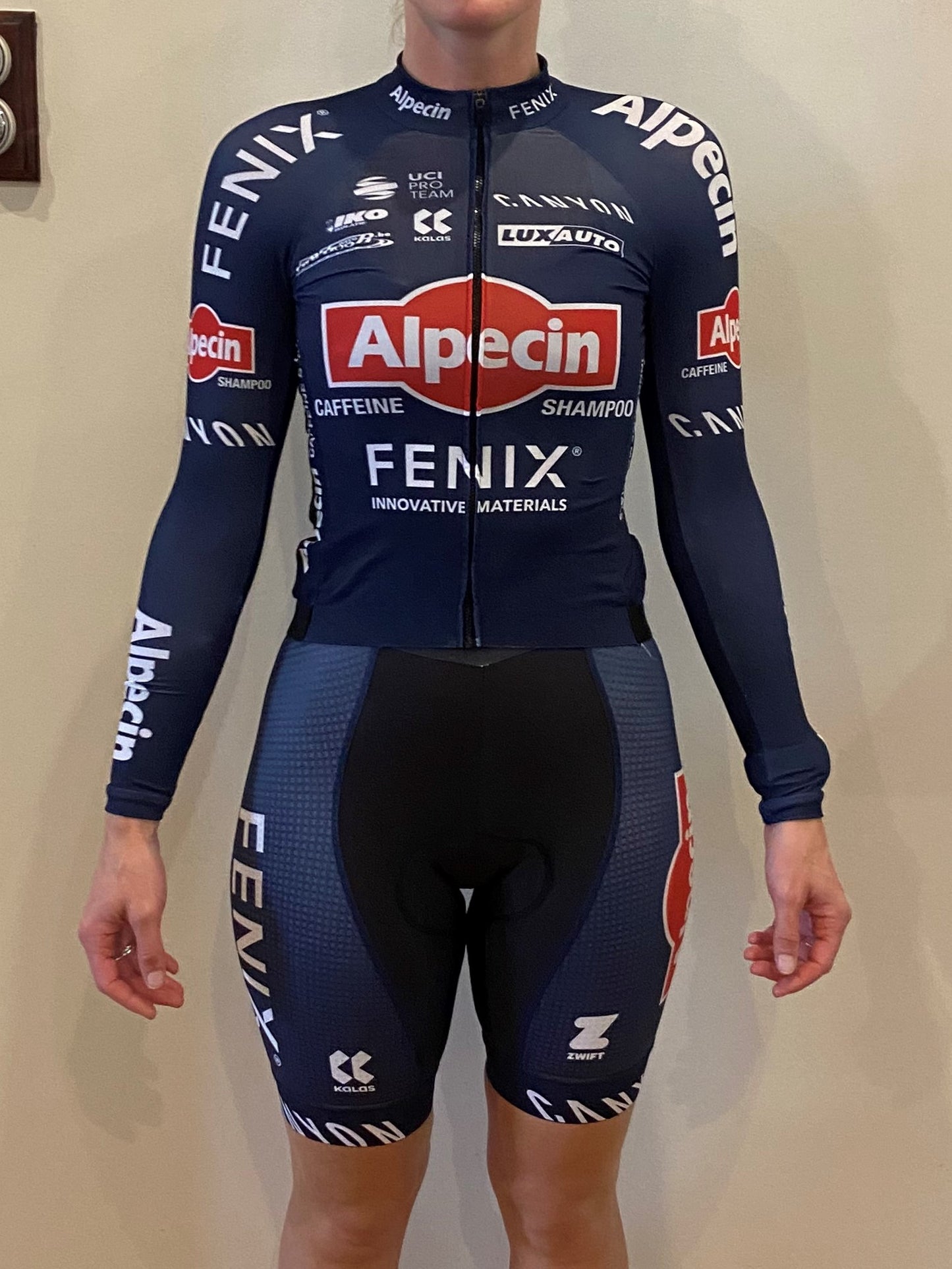 Alpecin Fenix Women | Kalas Winter Bundle - Thermal Jersey, Thermal Bibs, etc | S/M | Rider-Issued Pro Team Kit