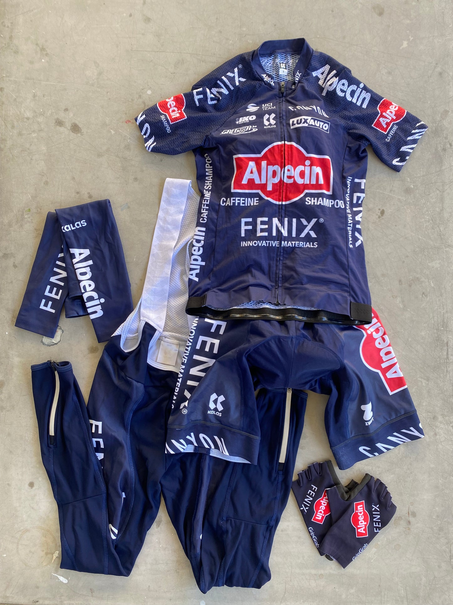 Alpecin Fenix Women | Kalas Kit Bundle - Short Sleeve Light Jersey, Bibs, etc | S/M | Rider-Issued Pro Team Kit